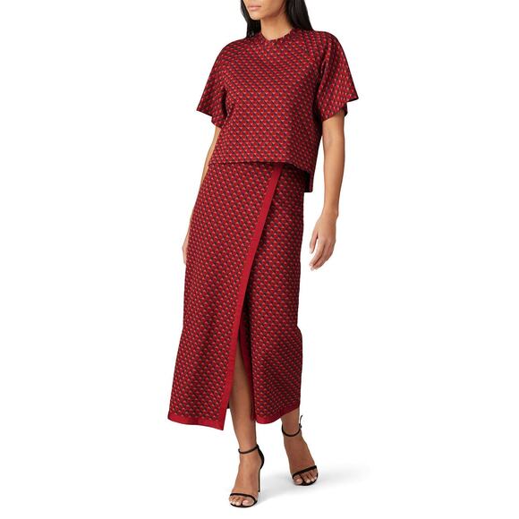 Rosetta Getty Triangle Cocoon T-Shirt - Size Small - Picture 2 of 8